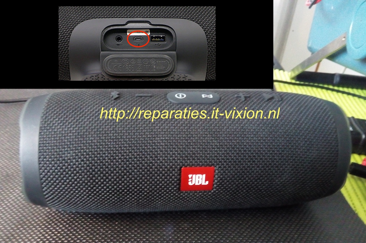 JBL Charge 3 micro usb connector reparatie
