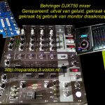 Behringer DJX750 mixer
