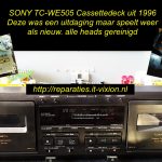 Sony TC-WE505 Cassette deck