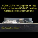 Sony cdp-670