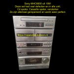 Sony MHC6600 set uit 1991