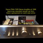 Denon PMA-735R Stereo Amplifier uit 1999