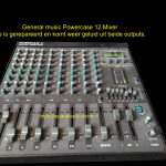 General music Powercase 12 Mengpaneel / Mixer