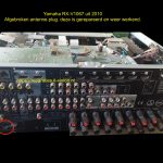 Yamaha RX-V1067 uit 2010 Afgebroken antenne plug