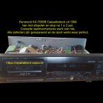 Kenwood KX-7060B Casettdeck uit 1994