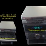 Sony DHC-MDX10 Mini Hi-Fi CD Lade is gerepareerd