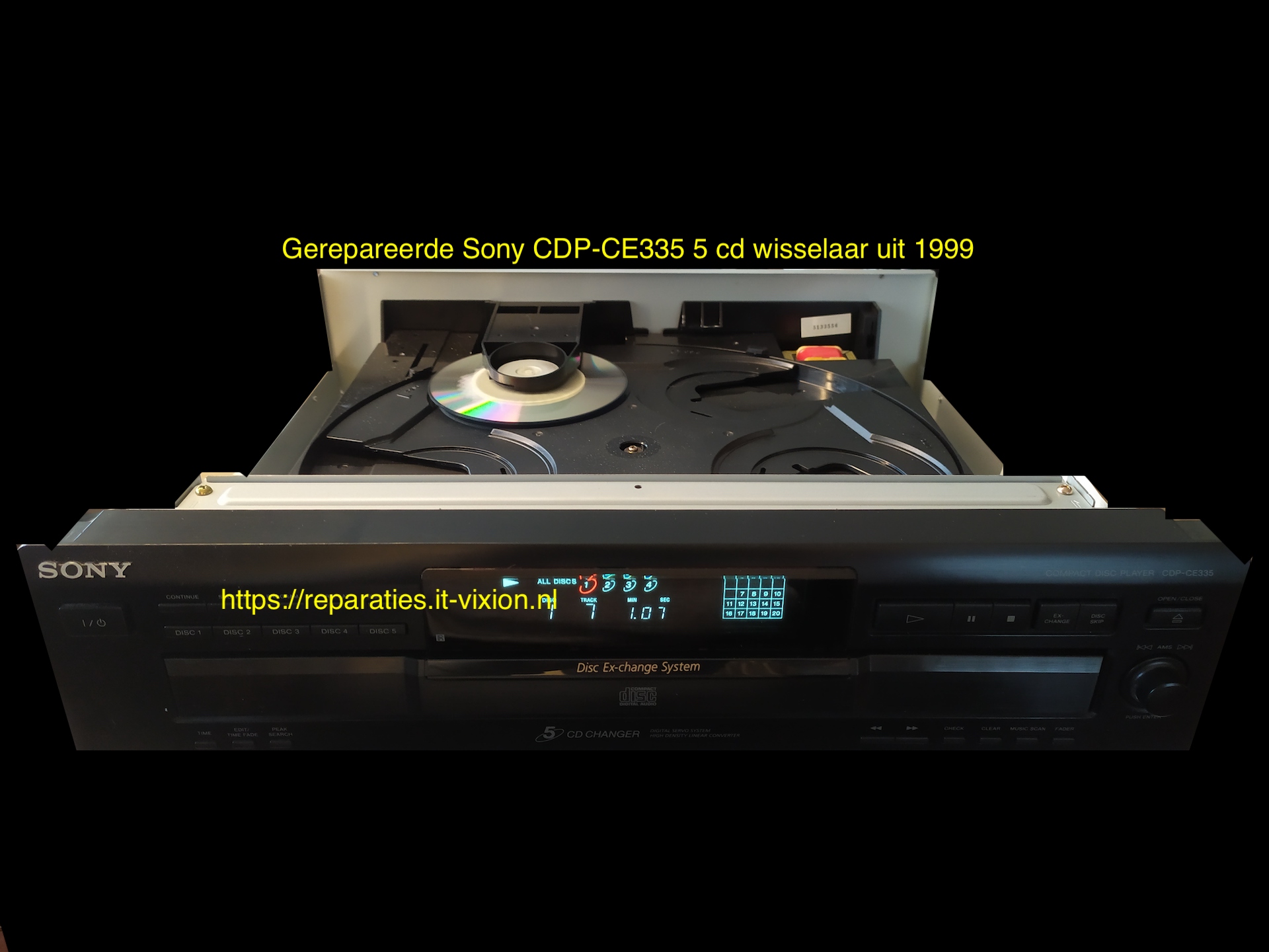demonstratie vooroordeel adverteren IT-VIXION Reparatie van CD DVD en Minidisc speler 